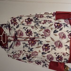 Floral hoodie